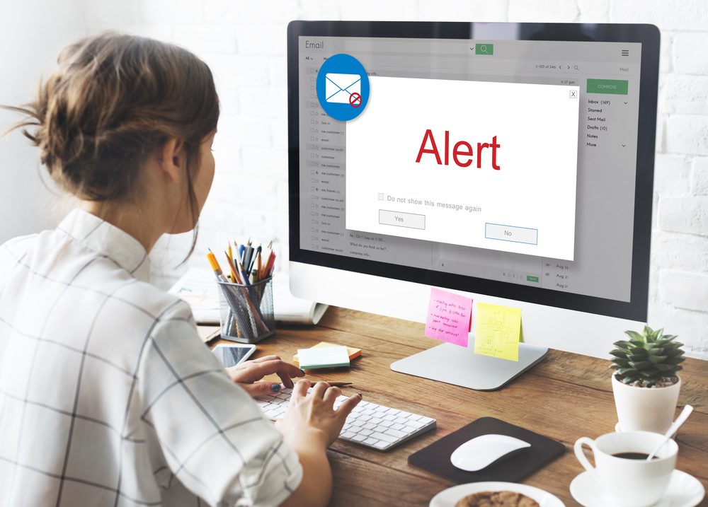 Phishing alert