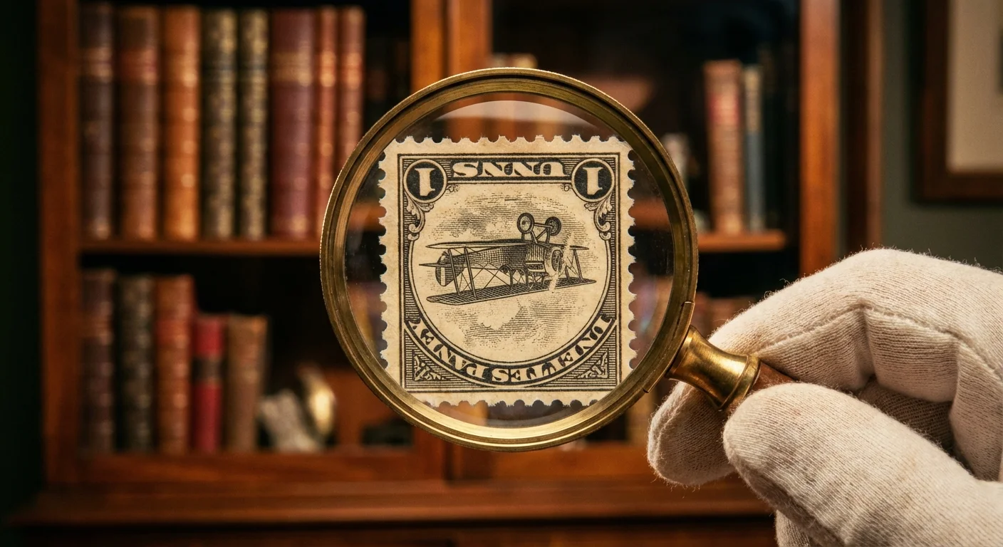 A person examining a rare collectible item as an alternative investment.