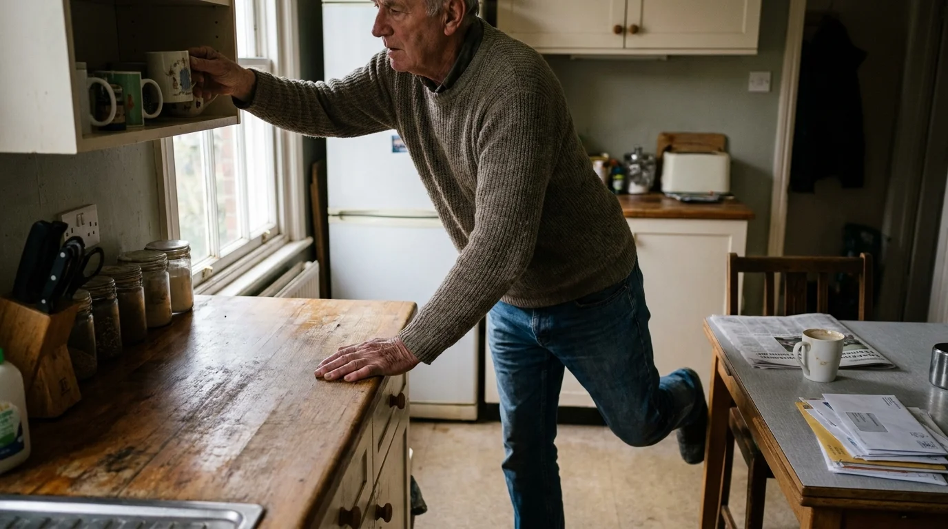Editorial photograph illustrating: 5. Train Your Balance to Prevent the $30,000 Fall
