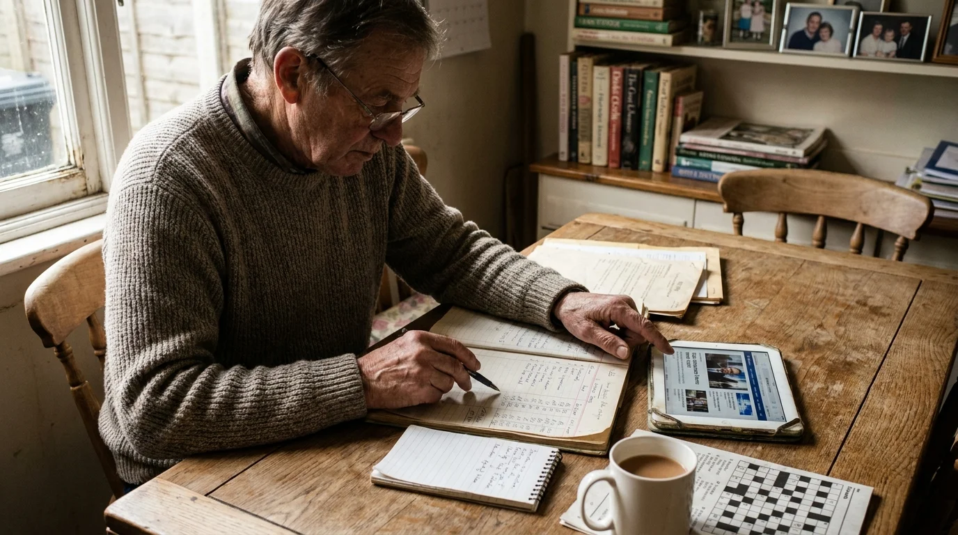 Editorial photograph illustrating: The Financial Value of a Sharp Mind