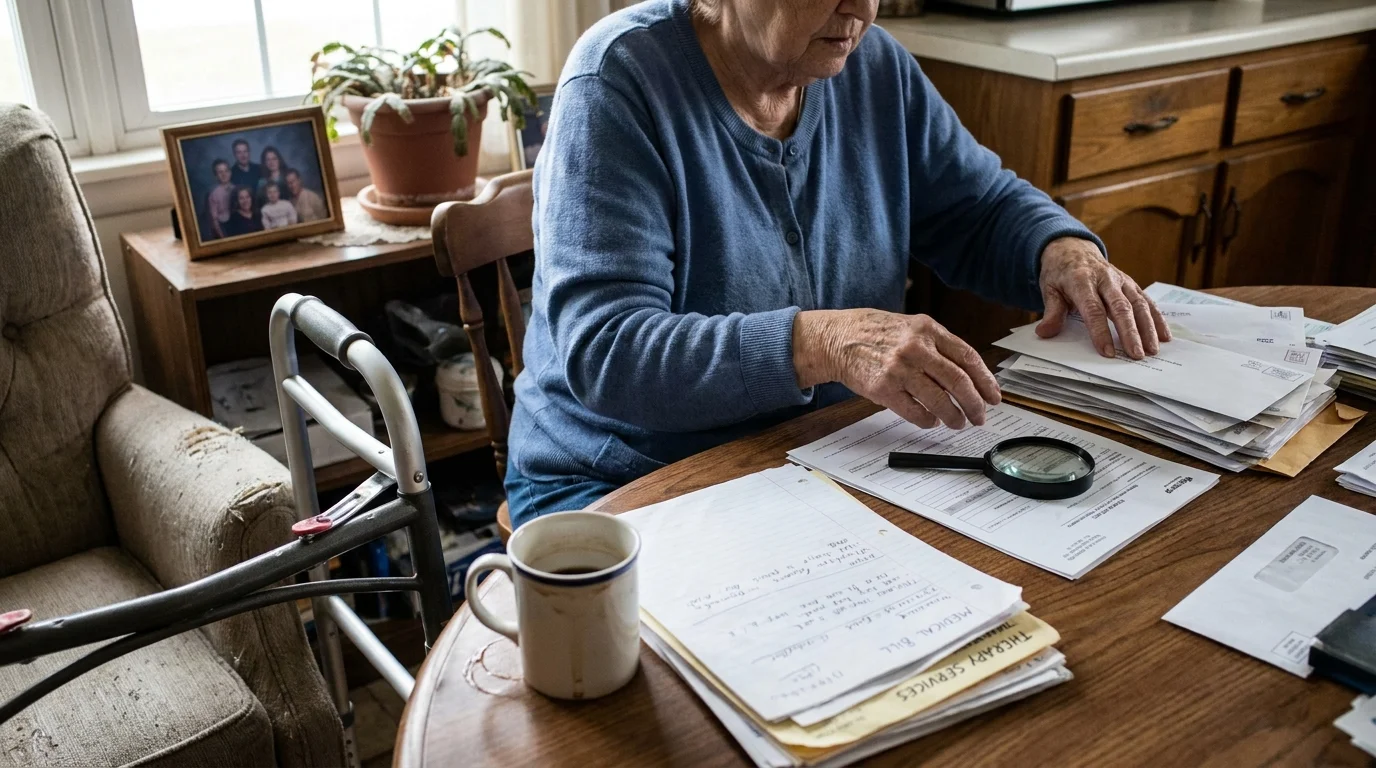 Editorial photograph illustrating: The Hidden Financial Link Between Mobility and Healthcare Costs