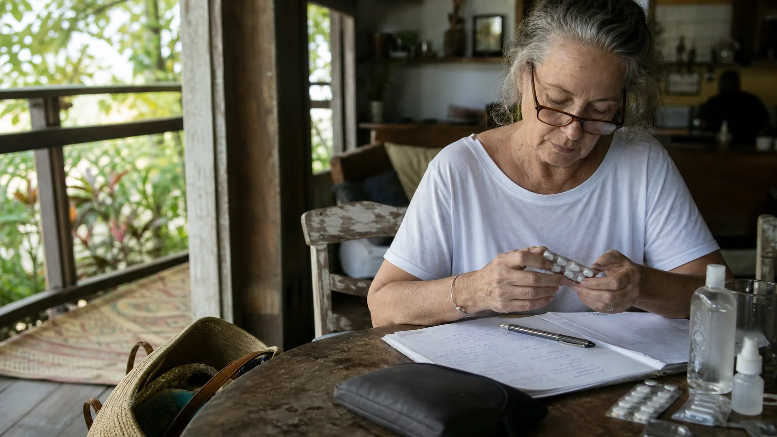 Editorial photograph illustrating: How to Protect Your Health Abroad