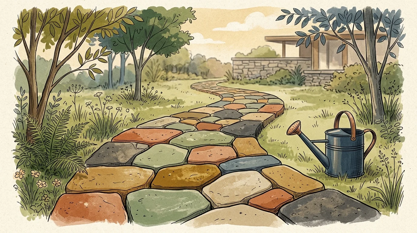 An illustration of interlocking stone blocks forming a solid path, symbolizing the assembly of different retirement income streams.