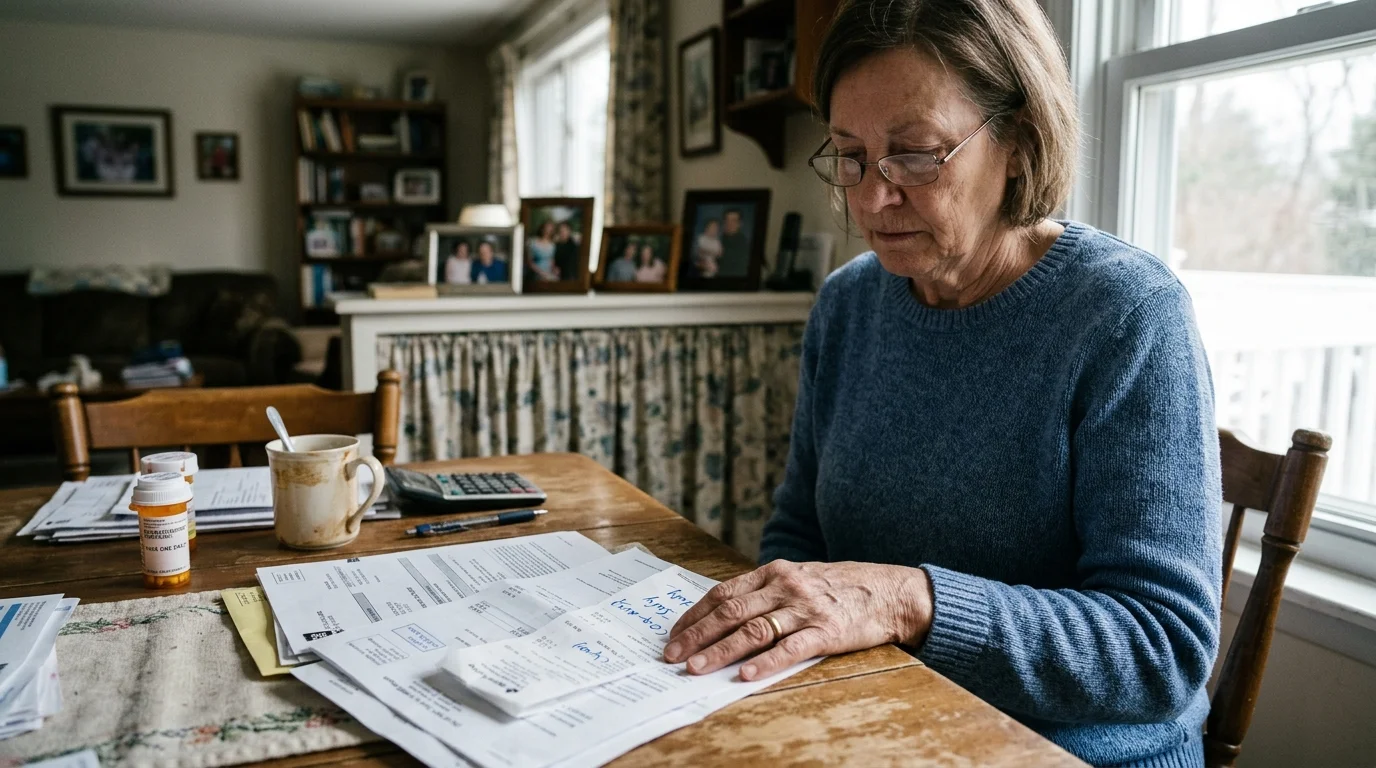 Editorial photograph illustrating: 1. Healthcare and Out-of-Pocket Medical Expenses
