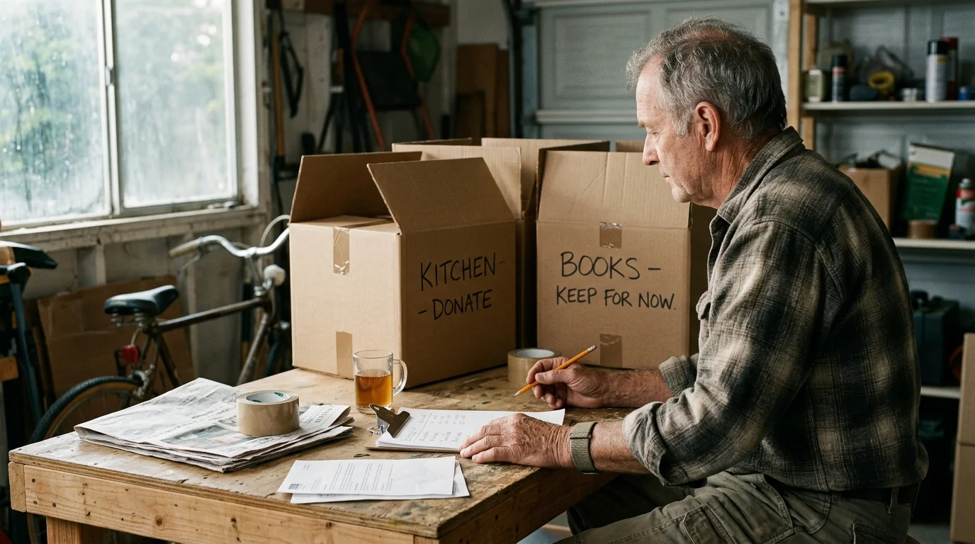 Editorial photograph illustrating: 5. You Plan to Move or Downsize Again Within Five Years