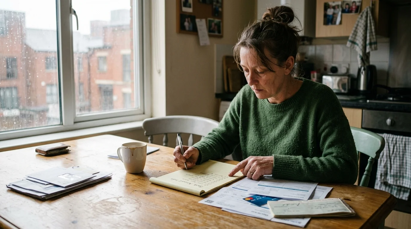 Editorial photograph illustrating: Bank Account Information Checklist