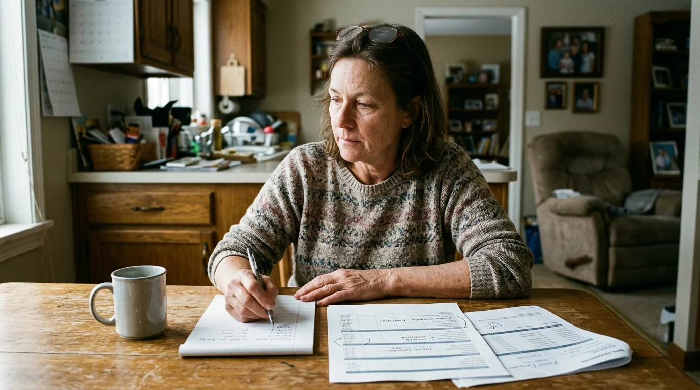 Editorial photograph illustrating: Step 1: Calculate and Compare Current vs. Future Living Costs